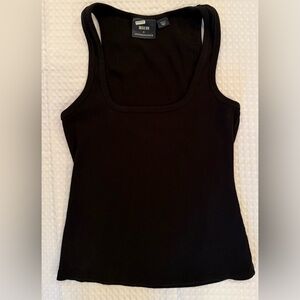Maeve by Anthropologie Ribbed Tank Top  Black‎ Size Small